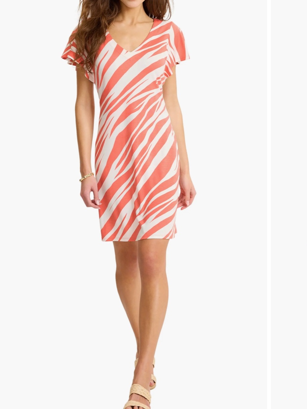 New Tommy Bahama Darcy Coastal Zebra Stripe Minidress Dress L 12 14 $168!